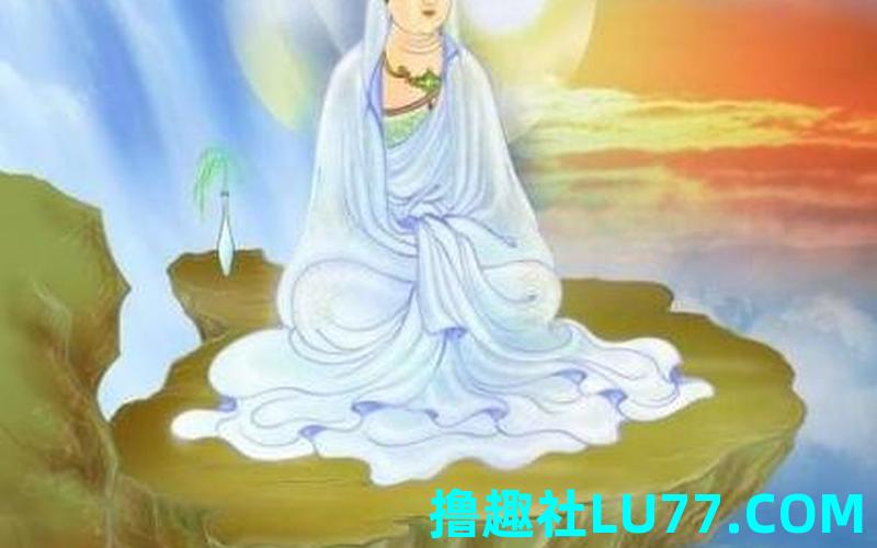 梦见观音侧面