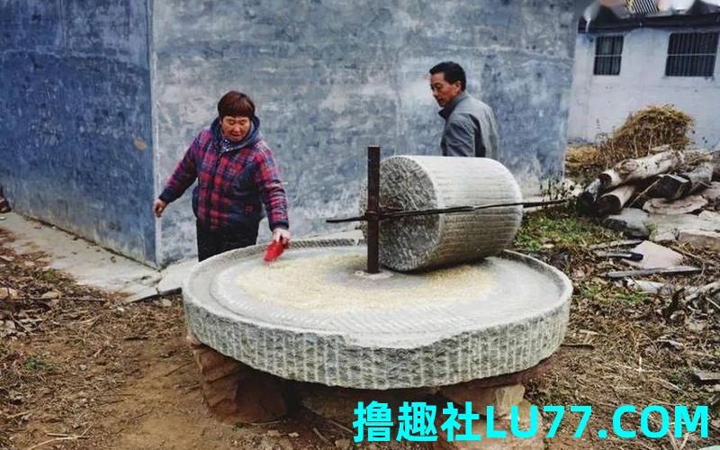 梦见碾