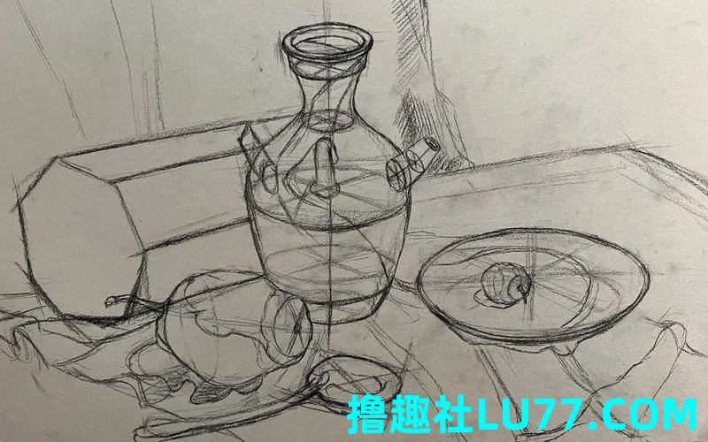 梦见学素描
