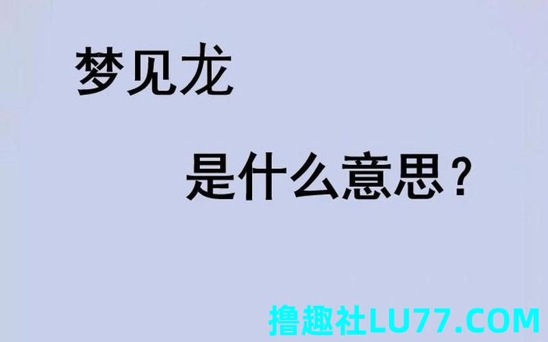 梦见了龙杠