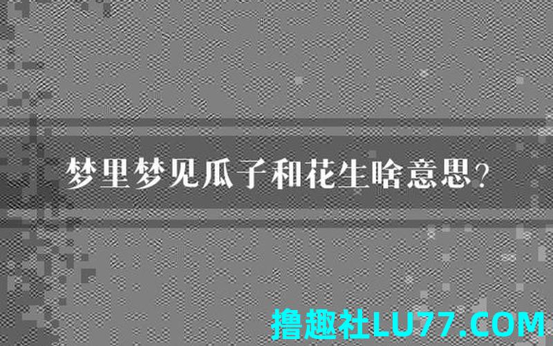 梦见换瓜子 梦见换瓜子