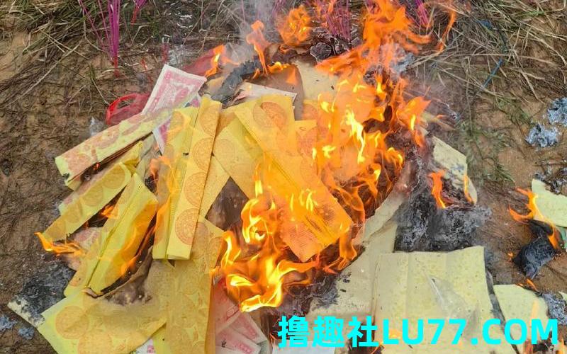 梦见烧火的坟