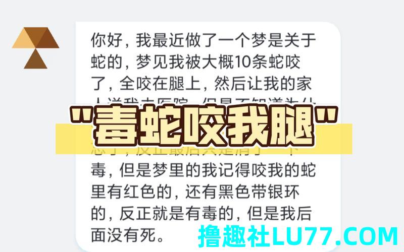 梦见没蛇缠 梦见没蛇缠